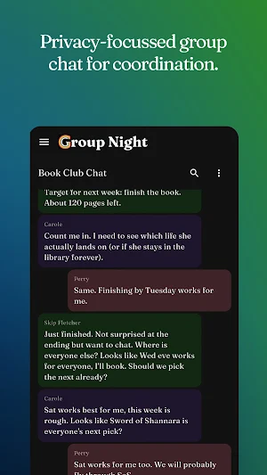 Group Night: Group Calendar Screenshot 3