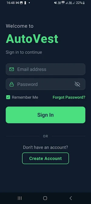 AutoVest Screenshot 1
