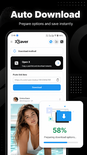 X Saver•Download Twitter Video Screenshot 1