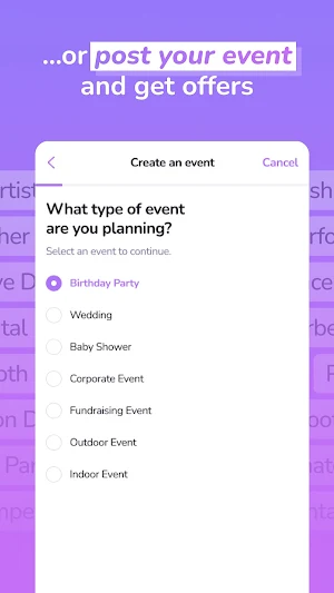 Instaparty - Planners Screenshot 3
