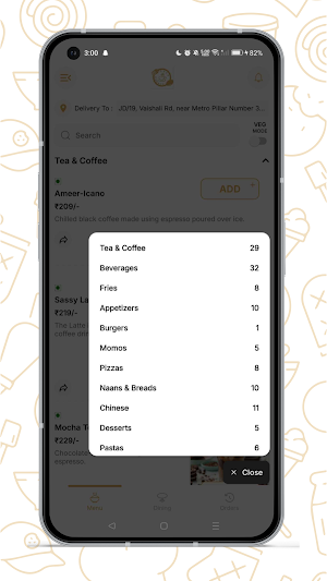 Coco Cabana Cafe Screenshot 2