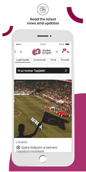 Auchan Foci tippjáték Screenshot 0