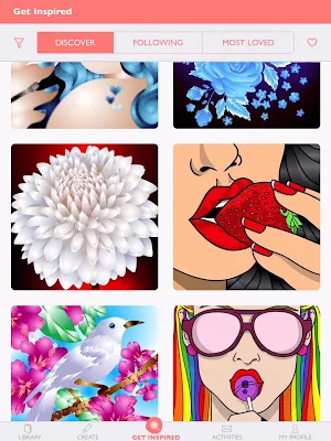 Colorfy: Adult Coloring Book - Free Style Color Screenshot 2