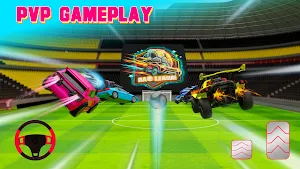 Rocket Car Soccer Clash Game Screenshot 3
