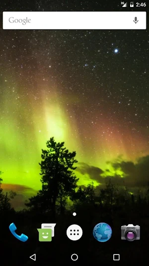 Wallpapers Northern Light Screenshot 1