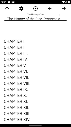 Book, The History of the Rise, Screenshot 0