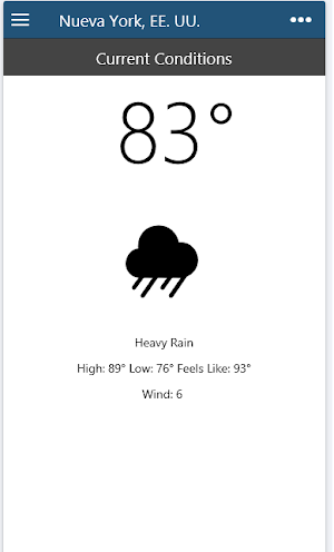 WeatherApp Screenshot 2
