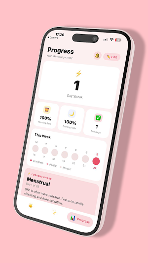 CycleCare - Skin & Routine Screenshot 2