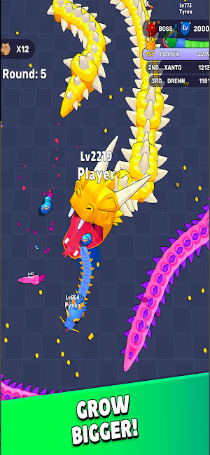 Snake Race Clash Screenshot 0