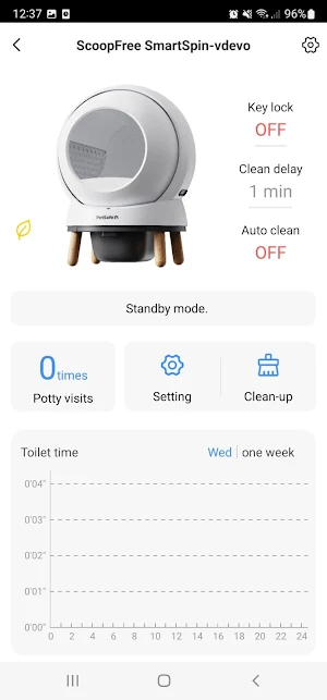 PetSafe® SmartSpin™ Litter Box Screenshot 0