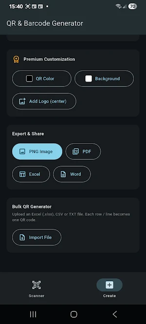 QuickScan: QR & Barcode Screenshot 2