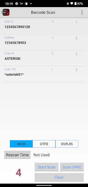 AsBridge-251G Demo App Screenshot 2