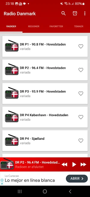 Radio online Danmark Screenshot 0