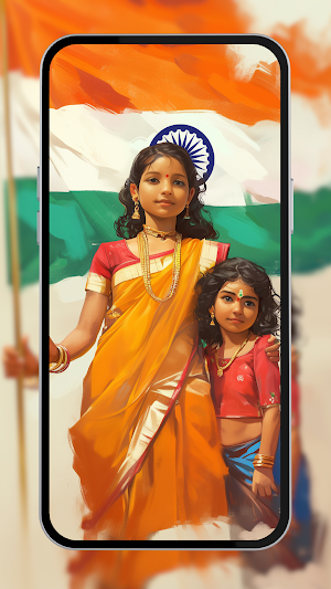 India Flag Wallpaper - तिरंगा Screenshot 2