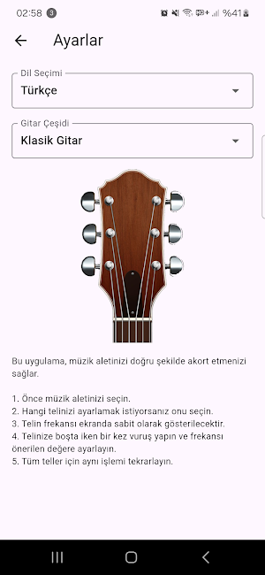 Guitar Tuner Screenshot 0