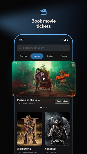 District: Movies Events Dining Screenshot 1
