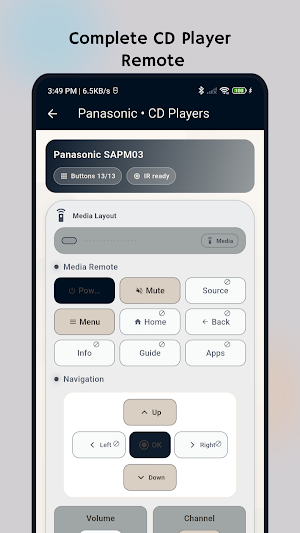 CD Player Remote Control Screenshot 3