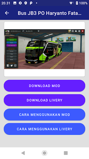 Mod Bussid Full Anim + Basuri Screenshot 2