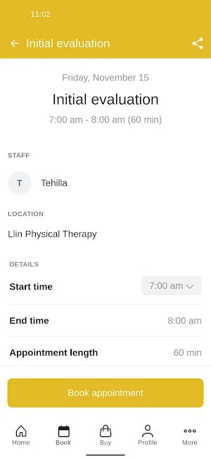 Llin Physical Therapy Screenshot 2