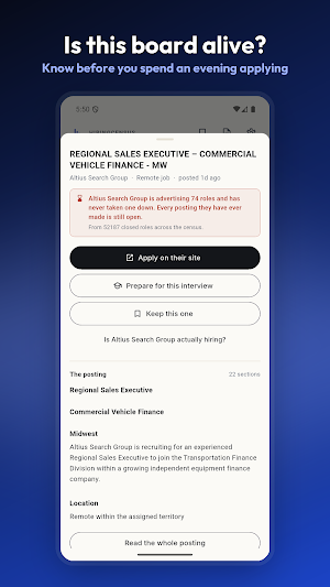 HiringCensus Remote Job Alerts Screenshot 1
