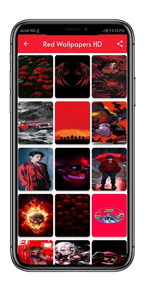 Red Wallpaper HD Screenshot 3
