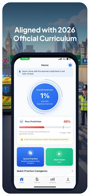 Driving Theory Test: Exam Prep Screenshot 0