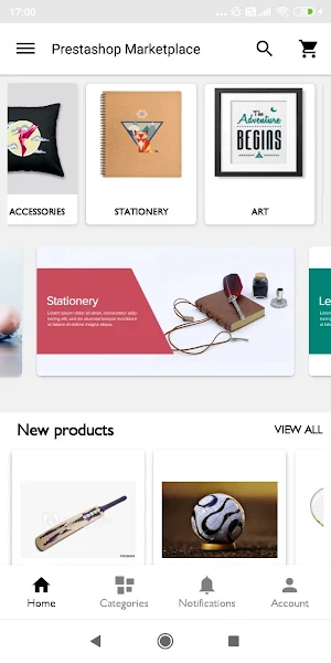 PrestaShop Multi Vendor Mobile App Screenshot 2