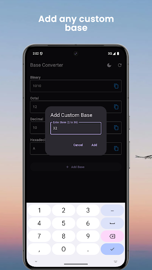 BIN HEX OCT DEC Base Converter Screenshot 2