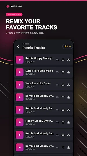 Moodusic: Ai music generator Screenshot 3