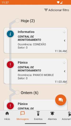 Vystra Mobile Screenshot 1