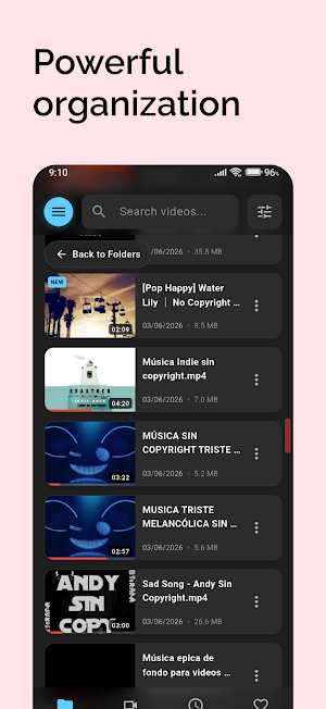 Video Archiver MP4 Player Screenshot 2