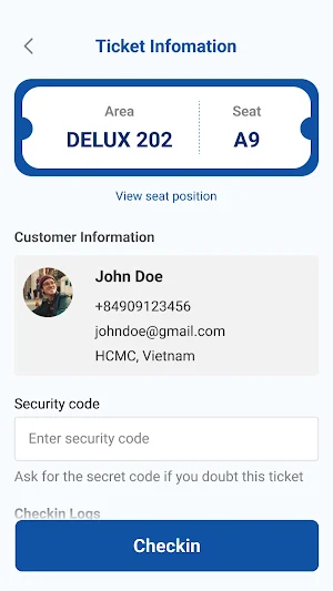 TixChecker Screenshot 2