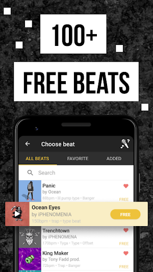 Rap Fame - Rap Music Studio. Record raps to beats Screenshot 0