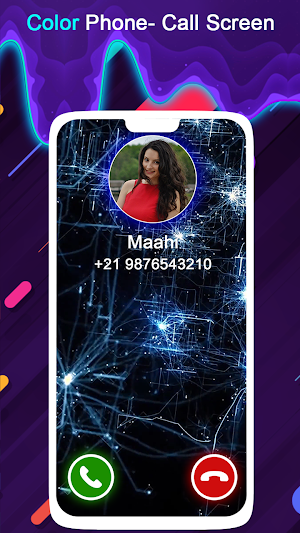 Color Phone - Call Screen Screenshot 2
