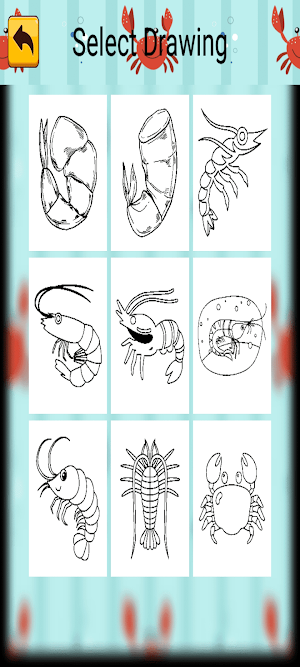 Coloring Crabs and Shrimp Screenshot 2