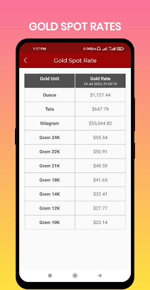 World Gold Price - All Country Screenshot 2