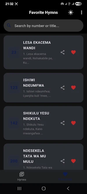 UCZ Hymn Book: Bemba & English Screenshot 2