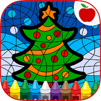 Paint By Number Christmas Game