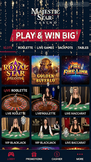 Majestar Casino Screenshot 0