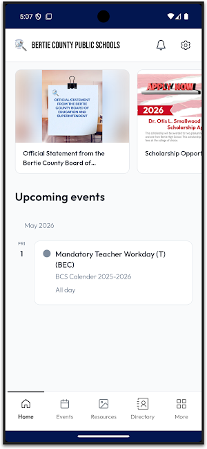 Bertie County Public Schools Screenshot 2
