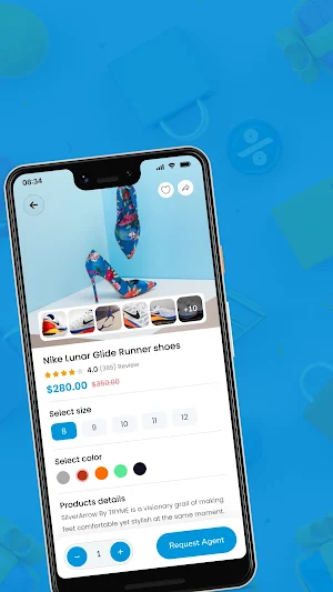 SILVER CHARIOT SHOPPING APP Screenshot 2