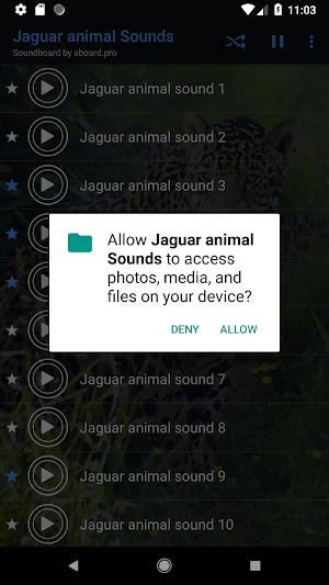 Jaguar (Animal) sounds ~ Sboard.pro Screenshot 1