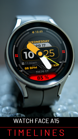 Watch Face A15 - Wear OS Watch Screenshot 2