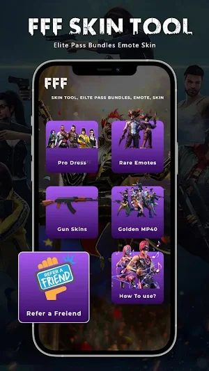 FFF FF Skin Tool, Fix Lag Screenshot 1