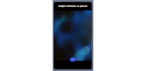 Weight On Planets App Screenshot 0