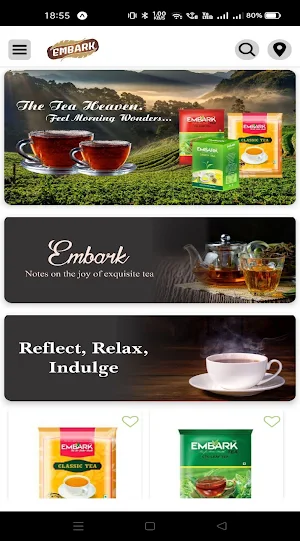 EmbarkTea Screenshot 0