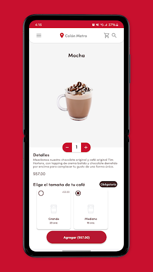 Tim Hortons MX Screenshot 0
