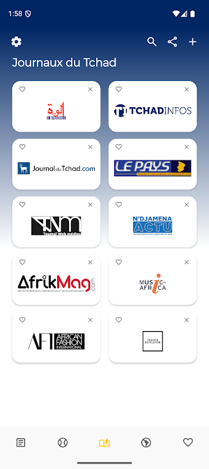 Journaux du Tchad Screenshot 2