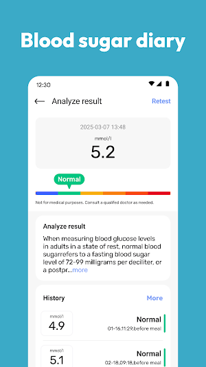 Blood Pressure App Screenshot 2