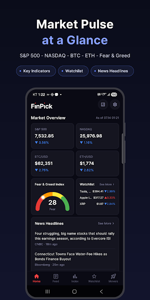FinPick-Crypto & Stock Monitor Screenshot 3